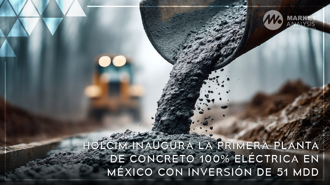 Holcim inaugura la primera planta de concreto 100 por ciento eléctrica en México con inversión de 51 MDD