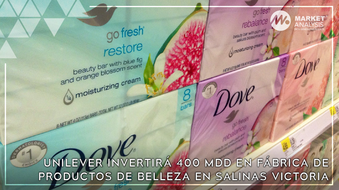 Unilever invertirá 400 mdd en fábrica de productos de belleza en Salinas Victoria