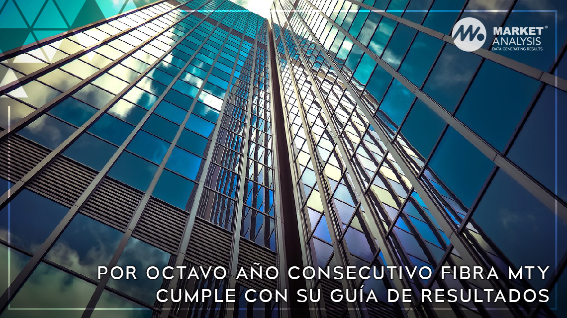 Por octavo año consecutivo Fibra Mty cumple con su guía de resultados