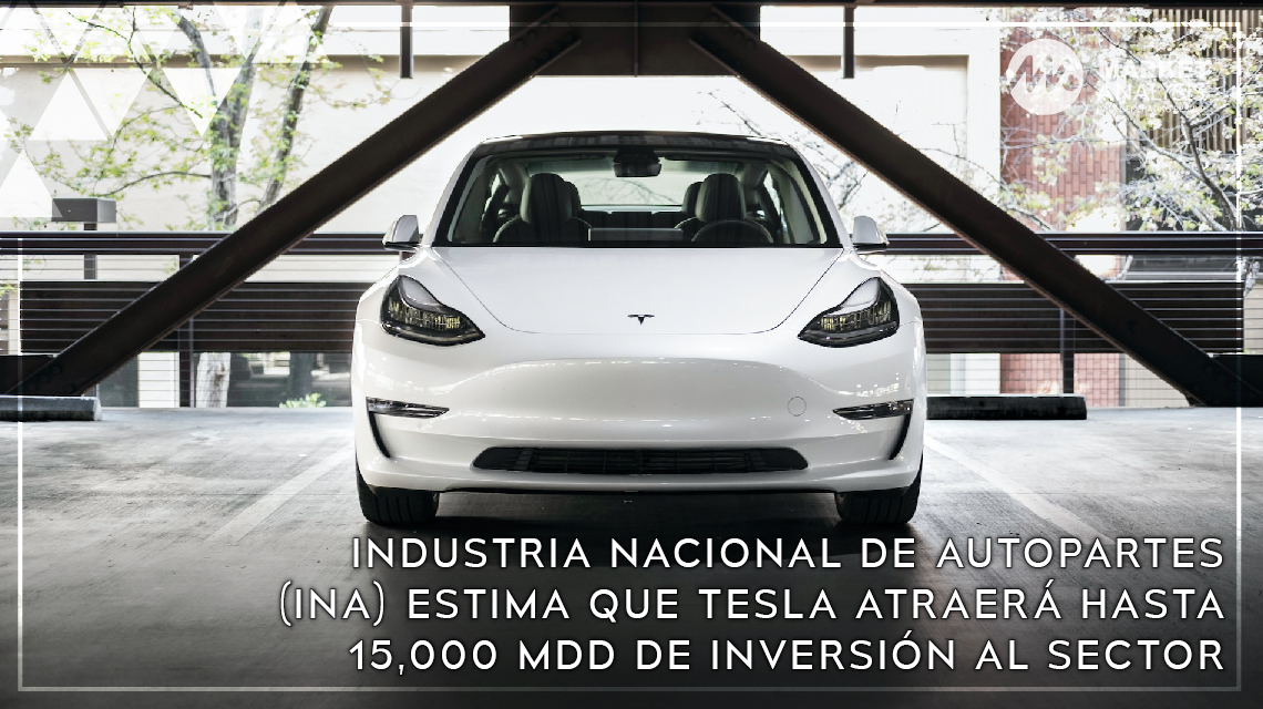 INA estima que Tesla atraera hasta 15000 mdd de inversión al sector