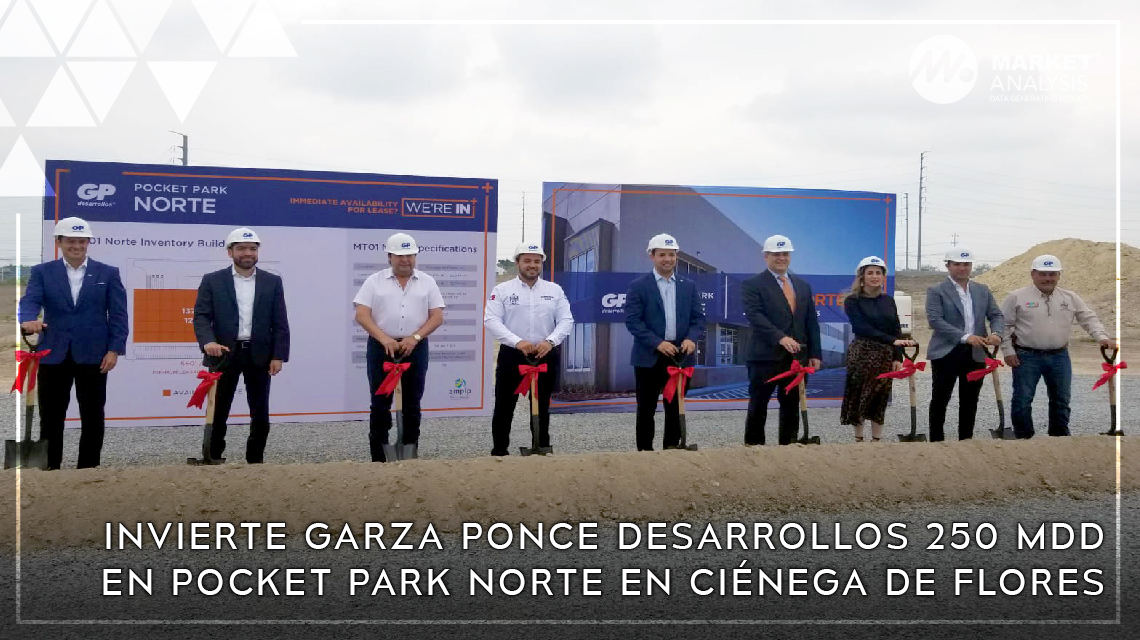 Invierte Garza Ponce Desarrollos 250 mdd en Pocket Park Norte en Ciénega de Flores