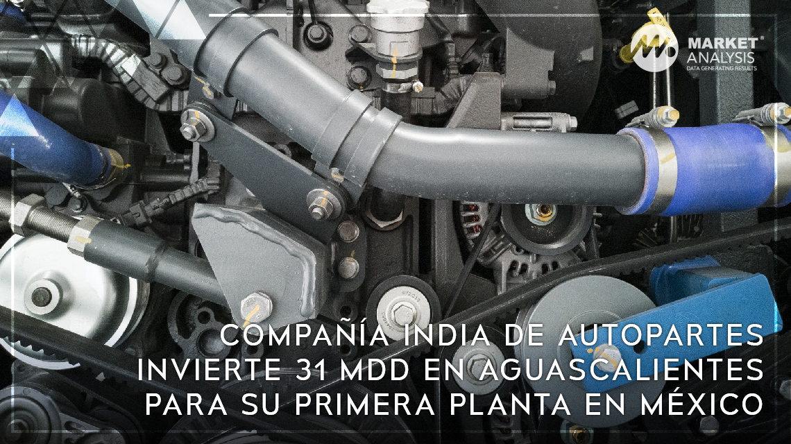 Compañía india de autopartes invierte 31 mdd en Aguascalientes para su primera planta en México