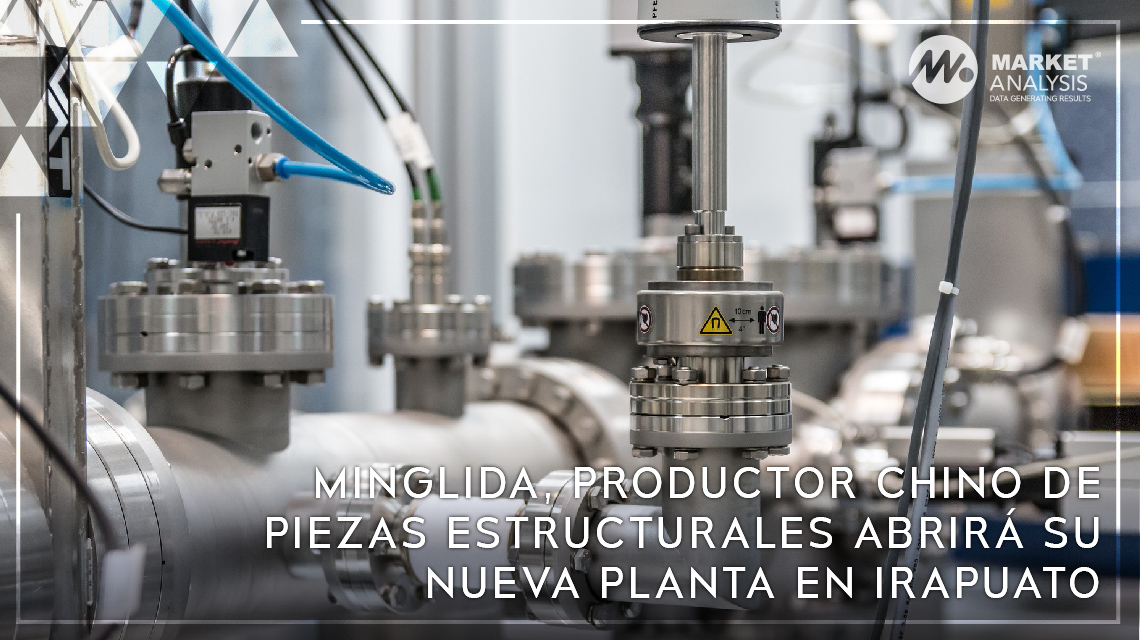 Minglida, productor chino de piezas estructurales abrirá su nueva planta en Irapuato