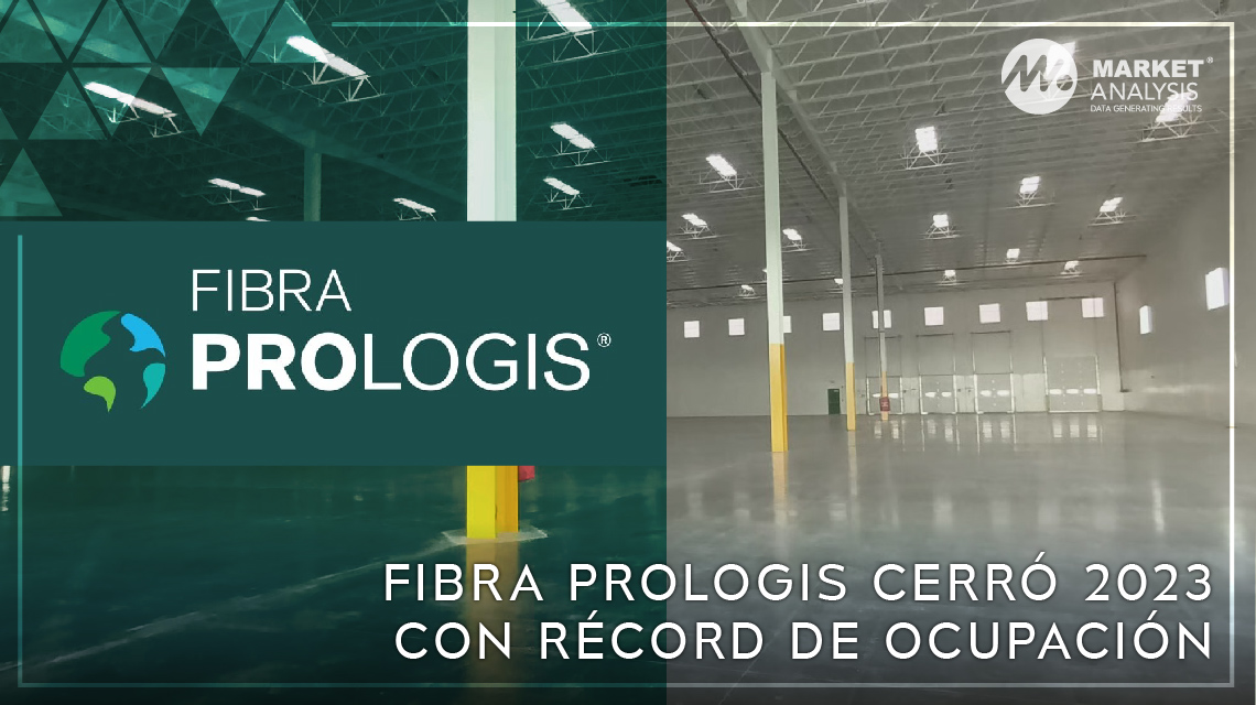 Fibra Prologis cerró 2023 con récord de ocupación