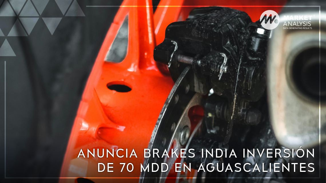 Anuncia Brakes India inversión de 70 mdd en Aguascalientes