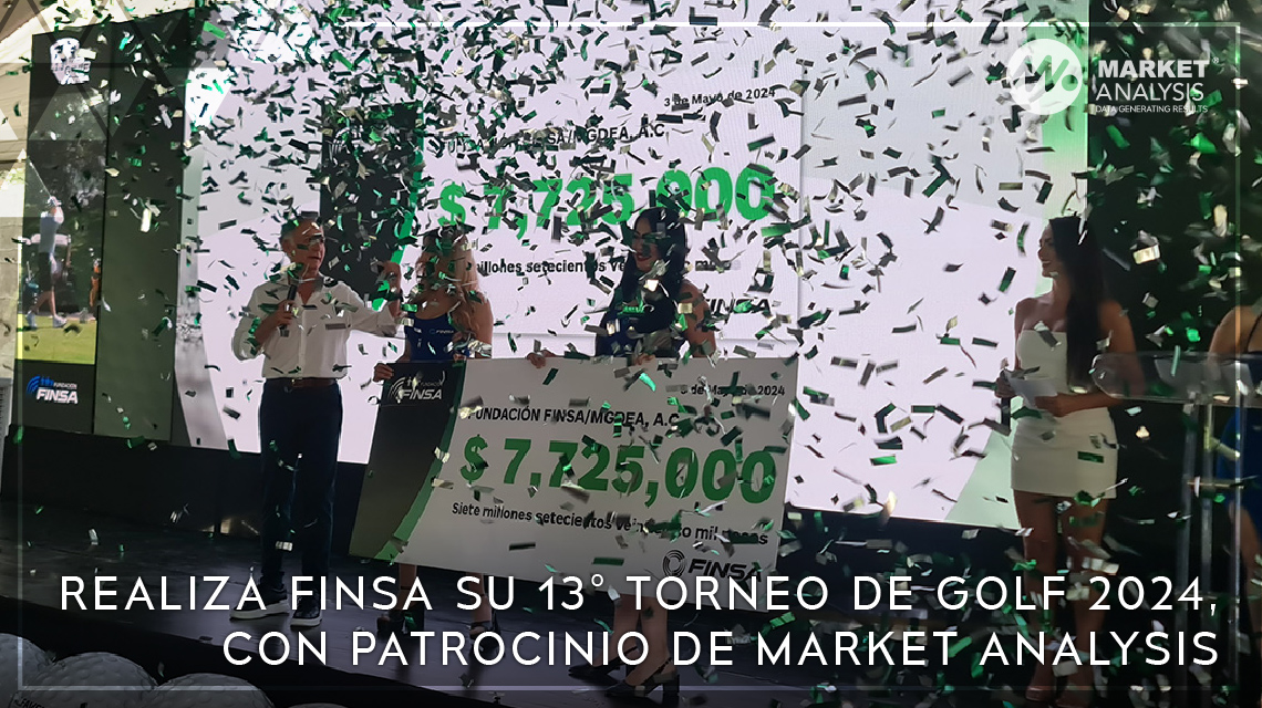 Realiza FINSA su 13er Torneo de Golf 2024 con patrocinio de Market Analysis