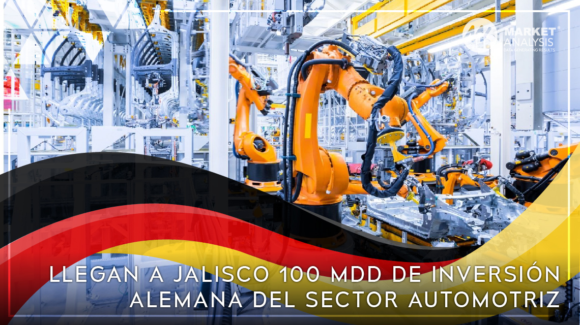 Llegan a Jalisco 100 MDD de inversión alemana del sector automotriz
