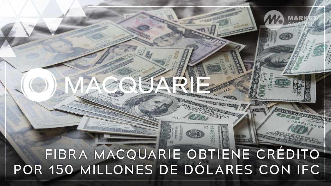 Fibra Macquarie obtiene crédito por 150 millones de dólares con IFC