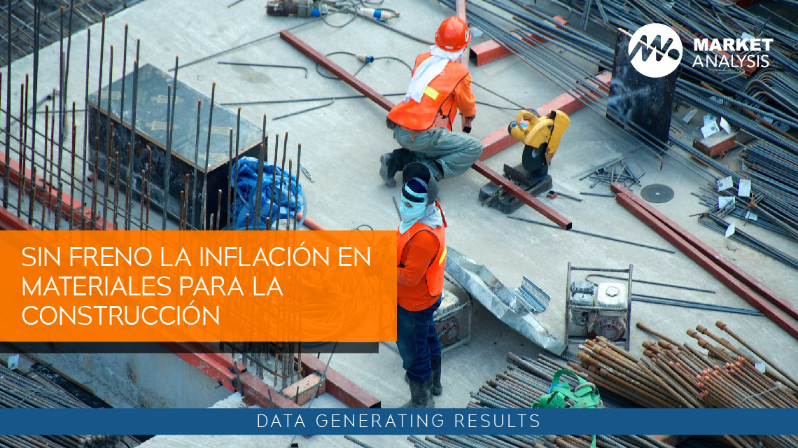 Sin freno la inflación en materiales para la construcción