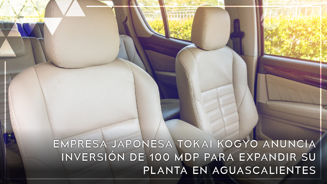 Empresa japonesa Tokai Kogyo anuncia inversión de 100 MDP para expandir su planta en Aguascalientes